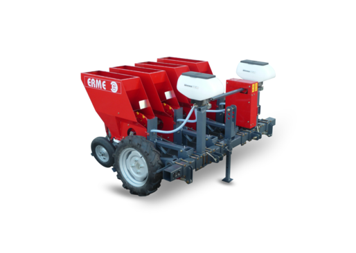 Single row mechanical garlic & onion planter
