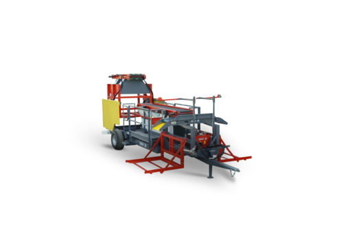 Field soil cleaning lines