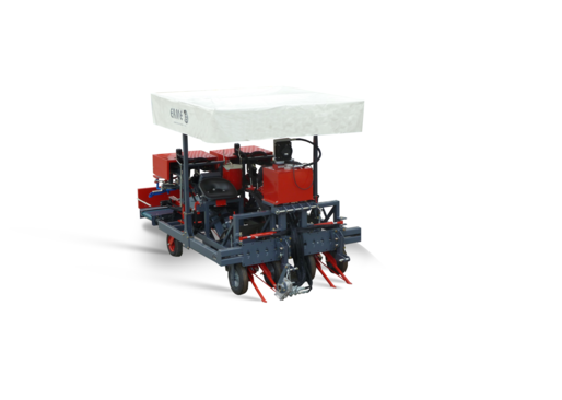 Harvester binder two rows