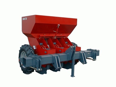 Double row mechancial garlic & onion planter